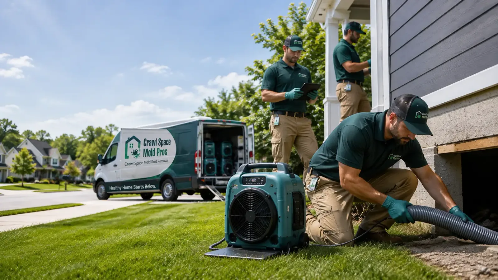 Crawl Space Mold Removal in Holmen, WI